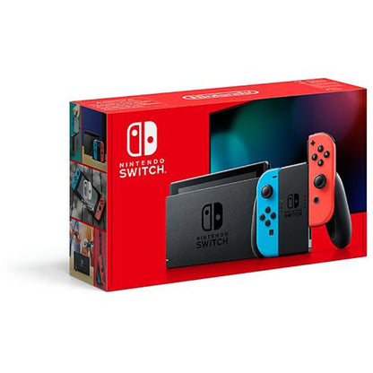 Nintendo Switch, consola híbrida de 6.2", Joy-Con Azul/Rojo Neón, 32 GB