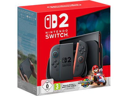 Consola Nintendo Switch 2, 7.9" Full HD HDR 120 Hz, 256 GB, Joy-Con 2, Azul/Rojo + Mario Kart World (Digital)