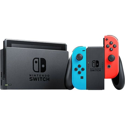 Nintendo Switch, consola híbrida de 6.2", Joy-Con Azul/Rojo Neón, 32 GB