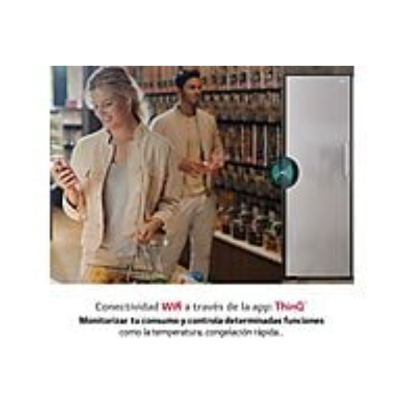 Frigorífico LG GLM71MBCSF 1 Puerta Total No Frost 386L Clase D Inox
