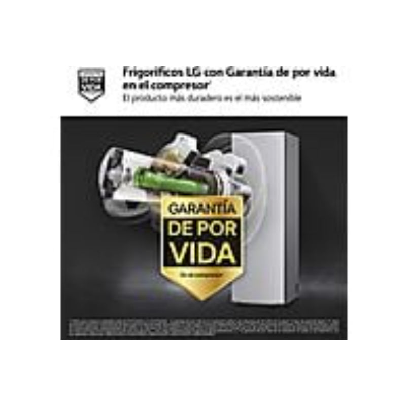 Frigorífico LG GLM71MBCSF 1 Puerta Total No Frost 386L Clase D Inox