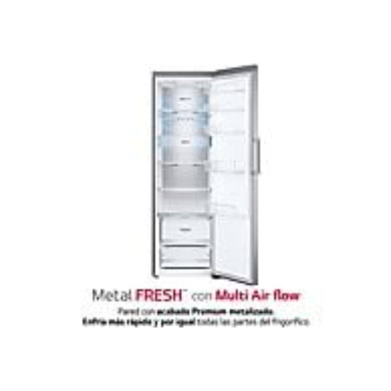 Frigorífico LG GLM71MBCSF 1 Puerta Total No Frost 386L Clase D Inox