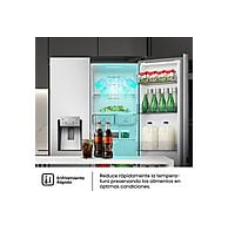 Frigorífico Hisense RS818N4TIE1 Americano Total No Frost 636L Dispensador SIN TOMA DE AGUA Inox