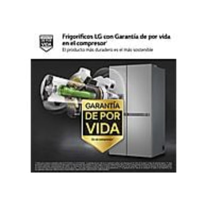 Frigorífico LG GSLC41PYPE Americano 638L Total No Frost Dispensador SIN TOMA DE AGUA Inox