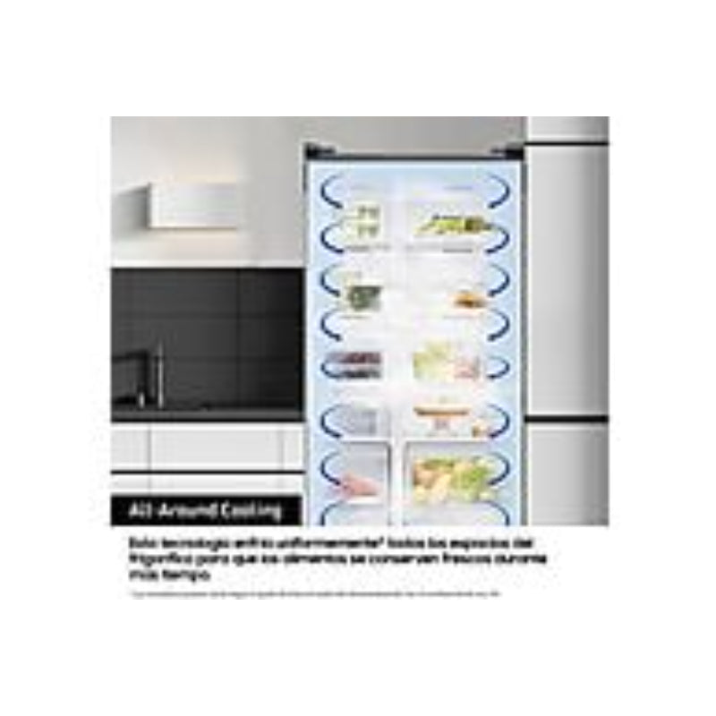 Frigorífico Samsung Bespoke AI RS70F64KETEF Americano 640L Total No Frost Clase E Inox