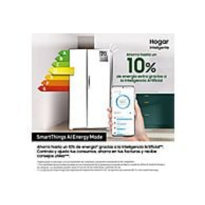 Frigorífico Samsung Bespoke AI RS70F64KETEF Americano 640L Total No Frost Clase E Inox