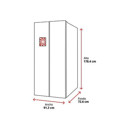 Frigorífico Samsung Bespoke AI RS70F64KETEF Americano 640L Total No Frost Clase E Inox