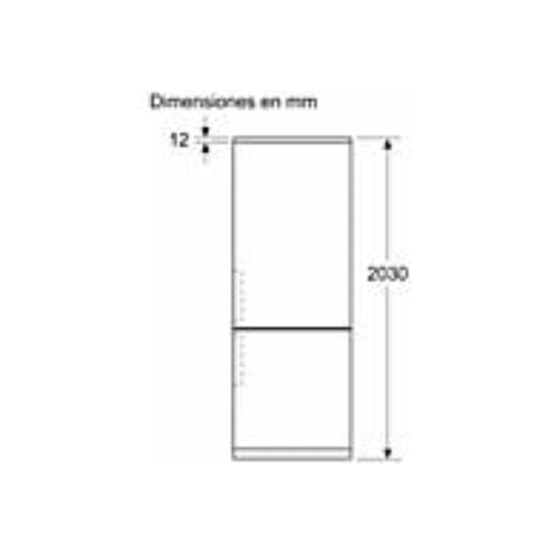 Frigorífico Combi Bosch KGN392WCF 363L Total No Frost 203cm Clase C Blanco