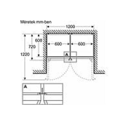 Frigorífico Combi Bosch KGN397ICT 363L Total No Frost VitaFresh XXL 203cm Clase C Inox