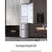 Frigorífico Combi Haier 3D 60 Series 3 A3FE737CGJ 371L Total No Frost Clase E Inox