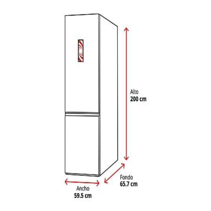 Frigorífico Combi Haier 3D 60 Series 3 A3FE737CGJ 371L Total No Frost Clase E Inox