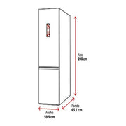 Frigorífico Combi Haier 3D 60 Series 3 A3FE737CGJ 371L Total No Frost Clase E Inox
