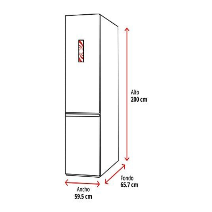 Frigorífico Combi Haier 3D 60 Series 3 A3FE737CGJ 371L Total No Frost Clase E Inox