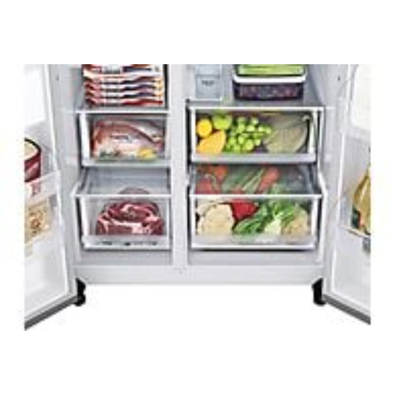 Frigorífico LG GSLV71PZTD Americano Total No Frost 635L Clase D Dispensador SIN TOMA DE AGUA Inox