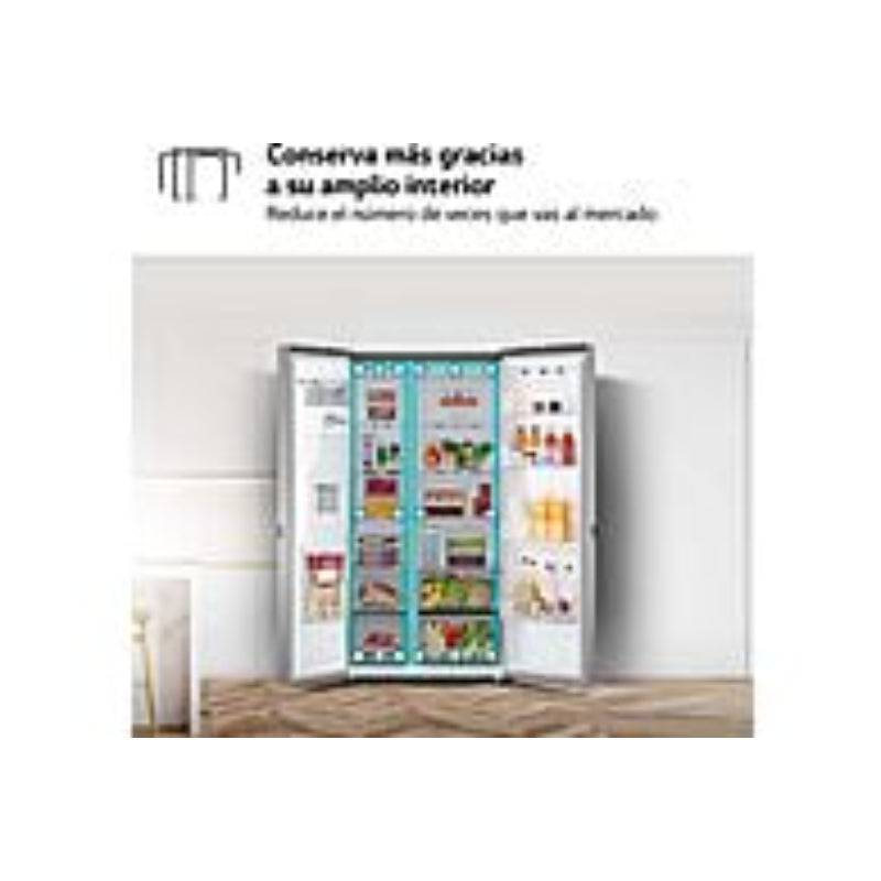 Frigorífico LG GSLV71PZTD Americano Total No Frost 635L Clase D Dispensador SIN TOMA DE AGUA Inox