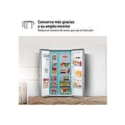 Frigorífico LG GSLV71PZTD Americano Total No Frost 635L Clase D Dispensador SIN TOMA DE AGUA Inox