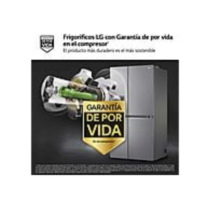 Frigorífico LG GSLV71PZTD Americano Total No Frost 635L Clase D Dispensador SIN TOMA DE AGUA Inox