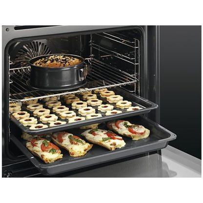 Horno AEG BPE642120M: 71 L, Multifunción, Pirolítico, Función Grill, Inox Antihuellas