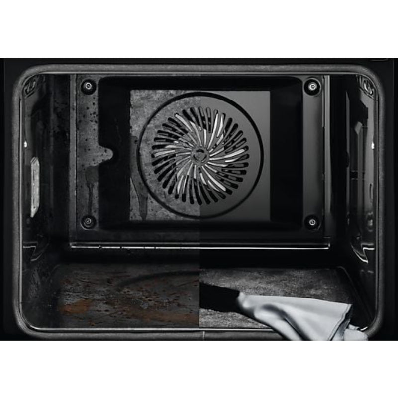 Horno AEG BPE642120M: 71 L, Multifunción, Pirolítico, Función Grill, Inox Antihuellas