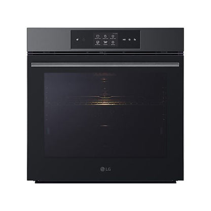 Horno a vapor LG WSED7665B, 76 L, Multifunción, Pirolítico + Vapor, Acero Negro Mate