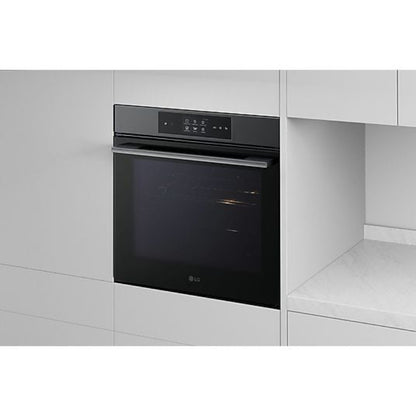 Horno a vapor LG WSED7665B, 76 L, Multifunción, Pirolítico + Vapor, Acero Negro Mate