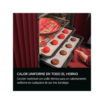 Horno a vapor AEG Serie 8000 TB8SB73ZAB, 70 L, Hidrolítico, Steamify, Integrable, Negro