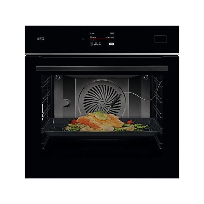 Horno a vapor AEG Serie 8000 TB8SB73ZAB, 70 L, Hidrolítico, Steamify, Integrable, Negro