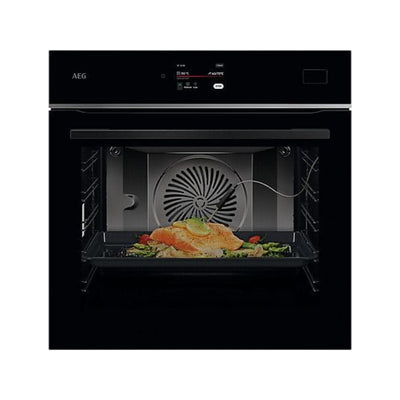 Horno a vapor AEG Serie 8000 TB8SB73ZAB, 70 L, Hidrolítico, Steamify, Integrable, Negro