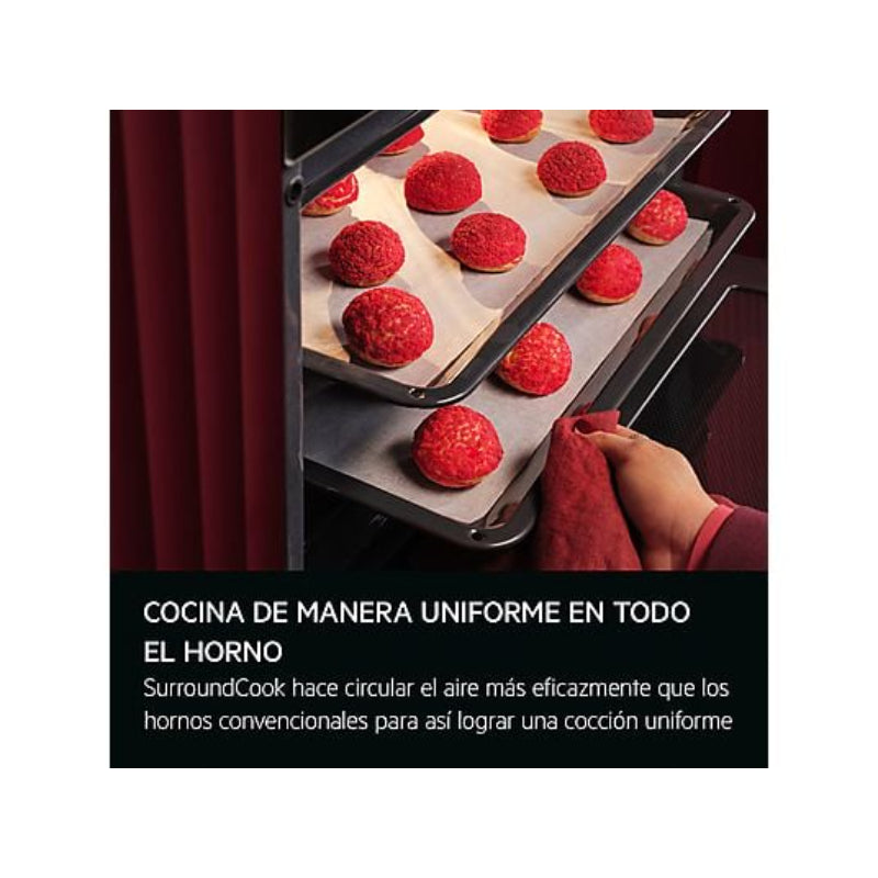 Horno a vapor AEG Serie 8000 TB8SB73ZAB, 70 L, Hidrolítico, Steamify, Integrable, Negro