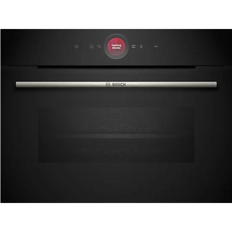 Horno compacto Bosch CBG7741B1, 47 L, Multifunción, Pirolítico, Negro / Acero Inoxidable