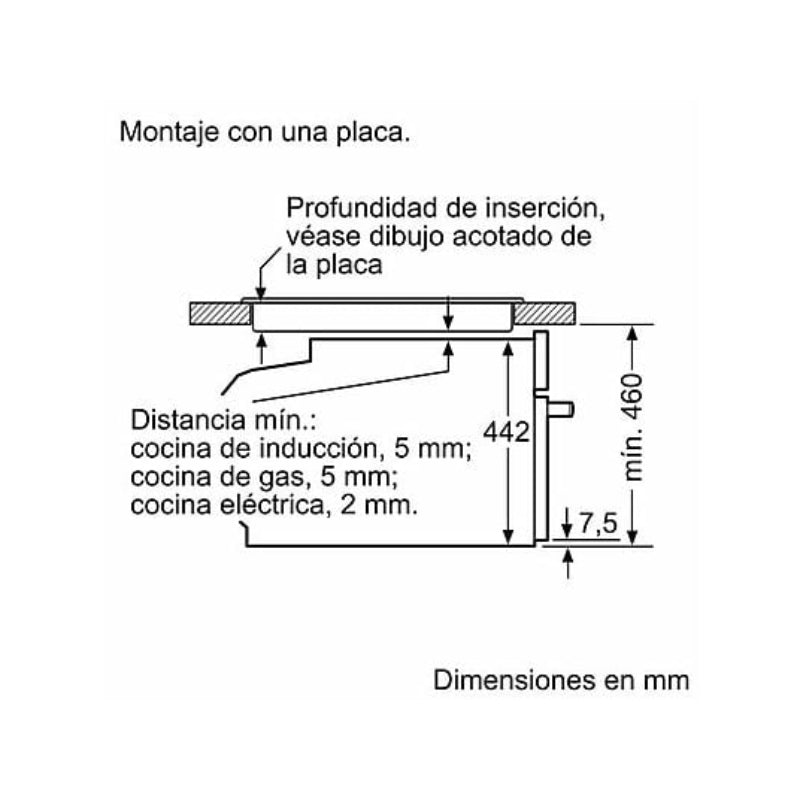 Horno compacto Bosch CMG7761B1, Integrable, 45 L, Aire caliente 4D, Pirolítico y limpieza por agua, Home Connect, Negro