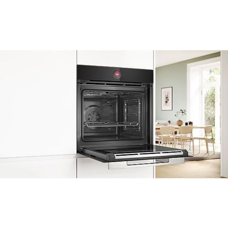 Horno multifunción BOSCH HBG7241B1, Integrable, 71 L, Home Connect, AirFry, Negro