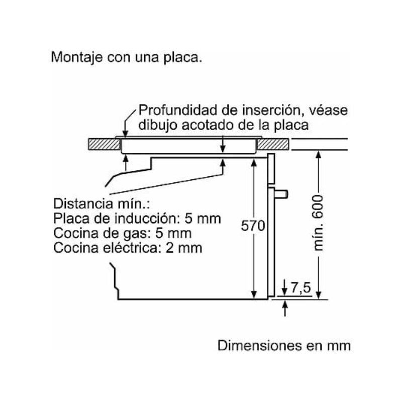 Horno pirolítico Balay 3HA5748N2, 71 L, Multifunción, Aire caliente, Grill, Negro
