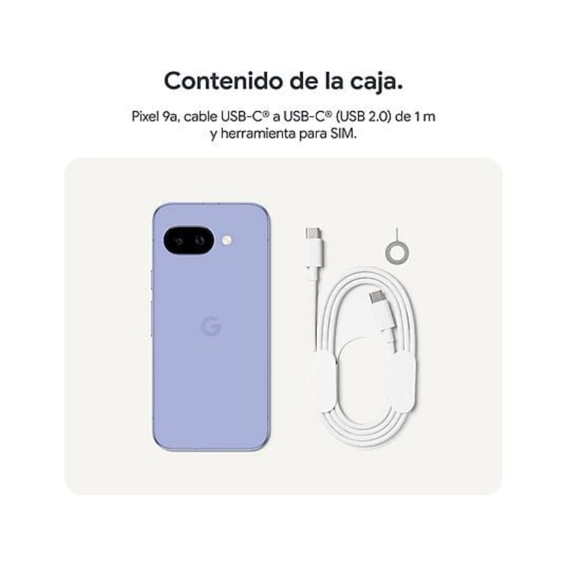 Google Pixel 9a Iris 256 GB Smartphone 6,3 Pulgadas 120 Hz Tensor G4