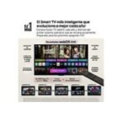 TV LG 32LR60006LA Negro 32 Pulgadas LED Full HD | webOS Smart TV α5 AI Gen6