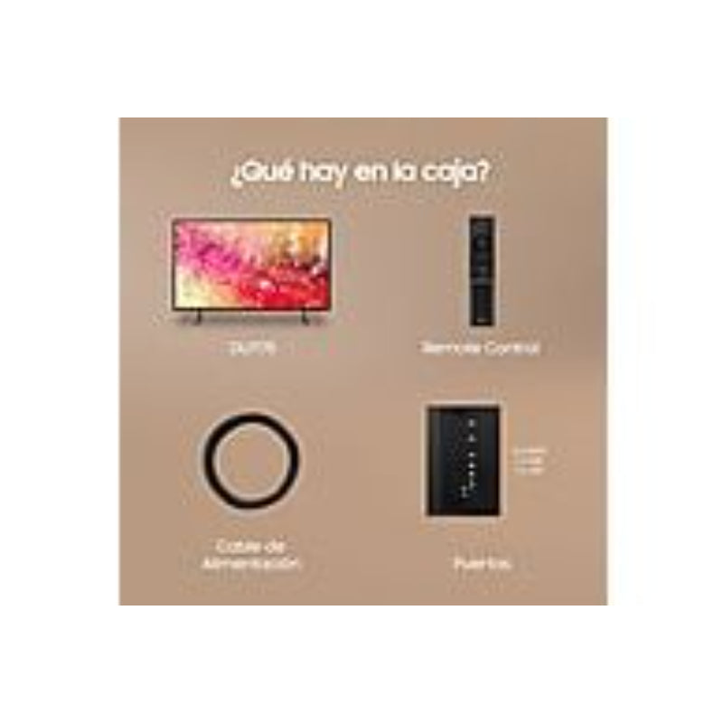 TV Samsung TU43DU7175UXXC Negro 43 Pulgadas 4K UHD | Smart TV Tizen Gaming Hub