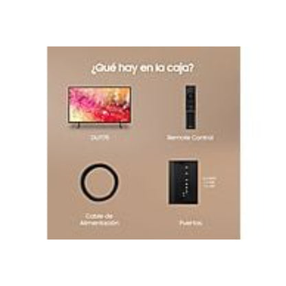 TV Samsung TU43DU7175UXXC Negro 43 Pulgadas 4K UHD | Smart TV Tizen Gaming Hub