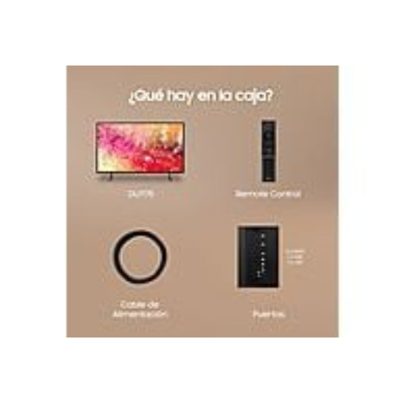 TV Samsung TU50DU7175UXXC Negro 50 Pulgadas 4K UHD | Smart TV Tizen Gaming Hub