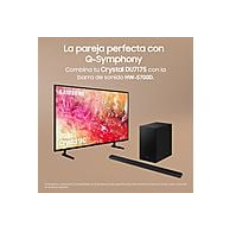 TV Samsung TU50DU7175UXXC Negro 50 Pulgadas 4K UHD | Smart TV Tizen Gaming Hub