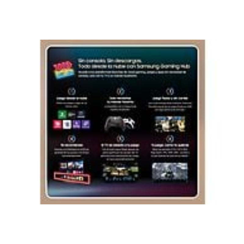 TV Samsung TU50DU7175UXXC Negro 50 Pulgadas 4K UHD | Smart TV Tizen Gaming Hub