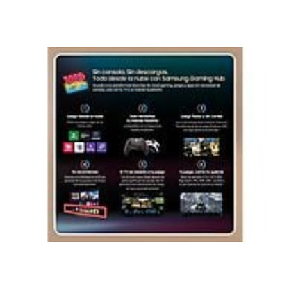 TV Samsung TU50DU7175UXXC Negro 50 Pulgadas 4K UHD | Smart TV Tizen Gaming Hub