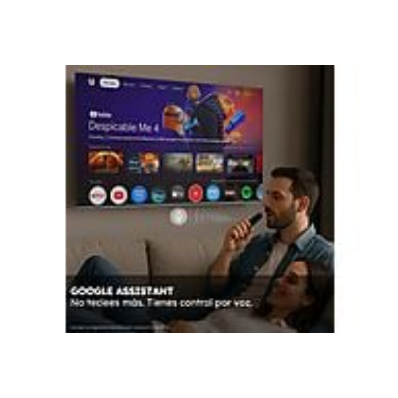 TV Haier H55K85FUX Negro 55 Pulgadas 4K UHD | Google TV Diseño Sin Marcos Sonido 30W