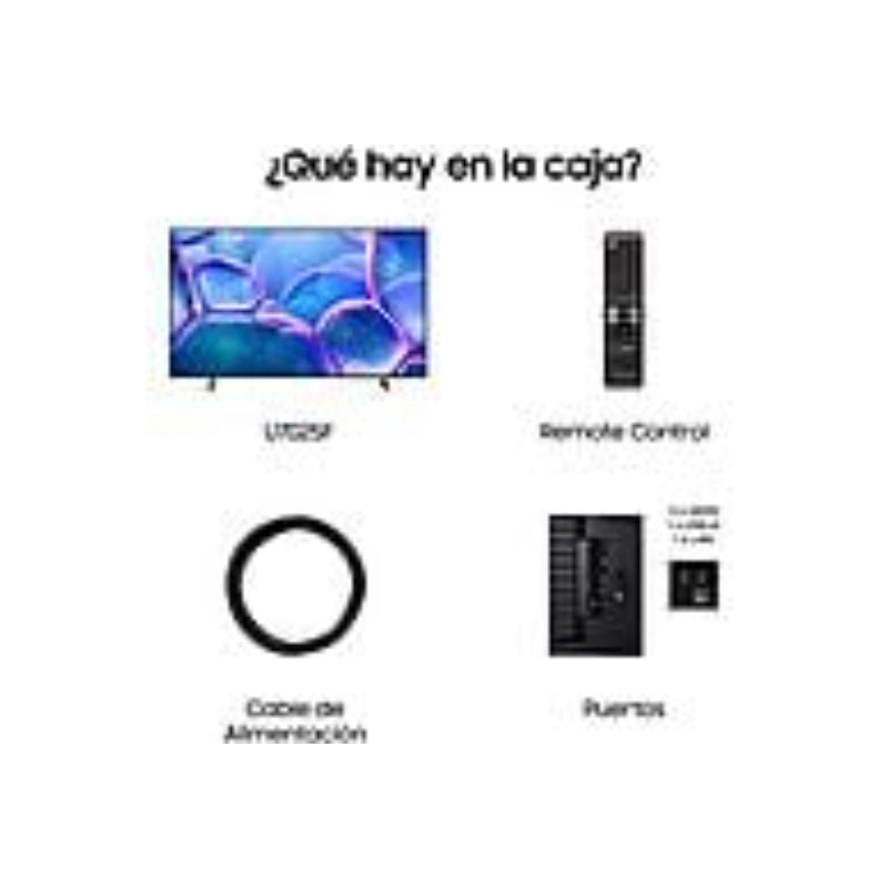 TV Samsung TU55U7025FKXXC Negro 55 Pulgadas 4K UHD | Smart TV Tizen Gaming Hub