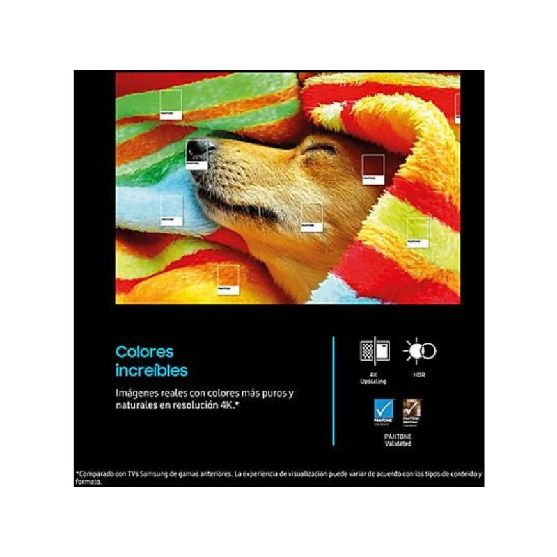 TV Samsung TU55U7025FKXXC Negro 55 Pulgadas 4K UHD | Smart TV Tizen Gaming Hub