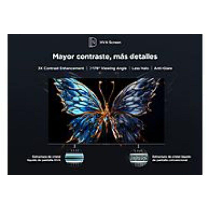 TV TCL 65P6K Negro 65 Pulgadas 4K UHD | Google TV Procesador AiPQ Dolby Atmos