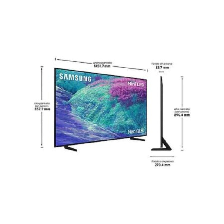 TV Xiaomi A Pro 2025 QLED Negro 55 Pulgadas 4K UHD | Google TV 120Hz