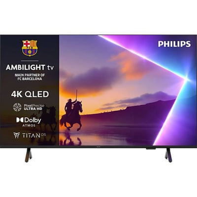 TV Philips Ambilight 43PUS8510/12 QLED Negro Mate 43 Pulgadas 4K UHD | Titan OS Dolby Atmos