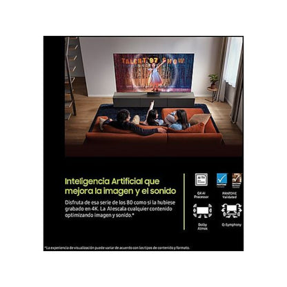 TV Samsung TQ55Q7FAAUXXC QLED Negro 55 Pulgadas 4K UHD | Gaming Hub Quantum HDR