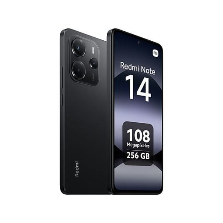 Xiaomi Redmi Note 14 Negro Medianoche 256 GB Smartphone 6,67 Pulgadas AMOLED 4G