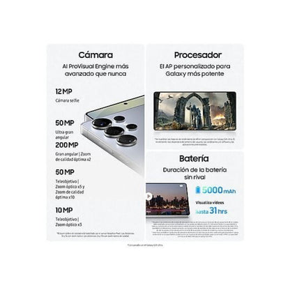 Samsung Galaxy S25 Ultra Titanium Black 512 GB Smartphone 6,9 Pulgadas WQHD+ 5G